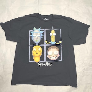 Rick and Morty used tee- Size 2XL