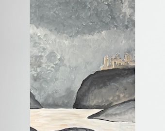 Abstract teenage storm Print