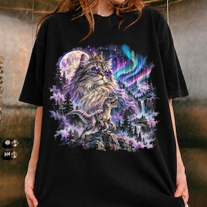 Camiseta de la Princesa Donut Mongo Aurora, Camiseta de Carl de Dungeon Crawler, Camiseta retro de gato de fantasía, Regalo para lectores de LitRPG