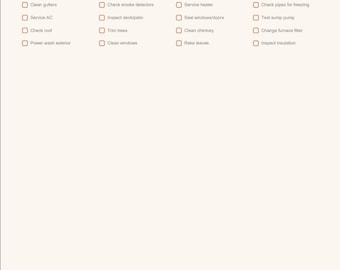 Home Management Planner