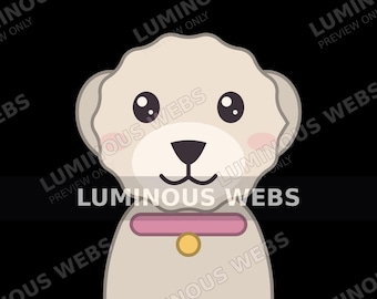 Kawaii Dog Clipart Bundle | Hand-Designed Puppy Graphics (PNG, SVG)