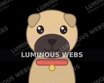 Kawaii Dog Clipart Bundle | Hand-Designed Puppy Graphics (PNG, SVG)