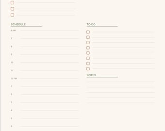 Budget and Daily Planner