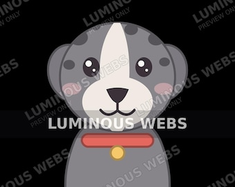 Kawaii Dog Clipart Bundle | Hand-Designed Puppy Graphics (PNG, SVG)