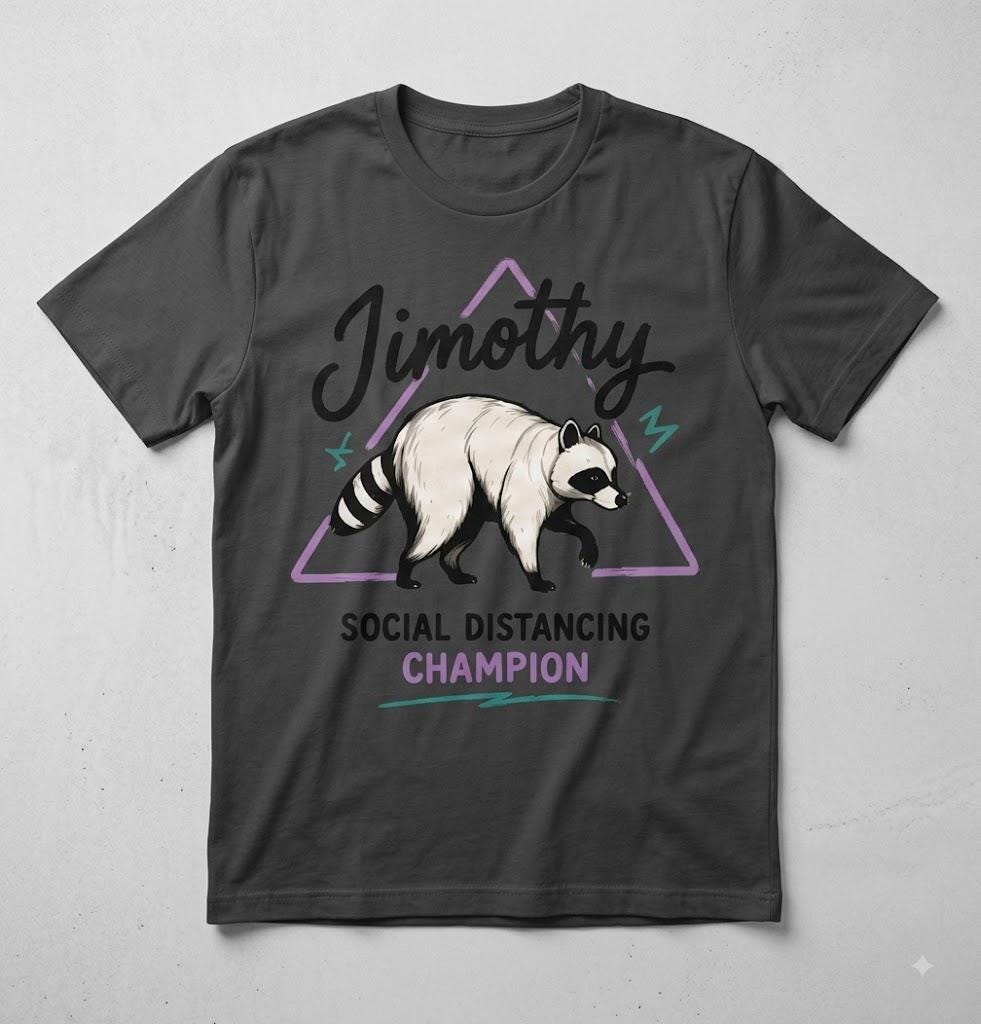 Raccoon PNG Bundle - Jimothy Cowboy Sublimation Design, Funny Western Shirt Graphic photo 3