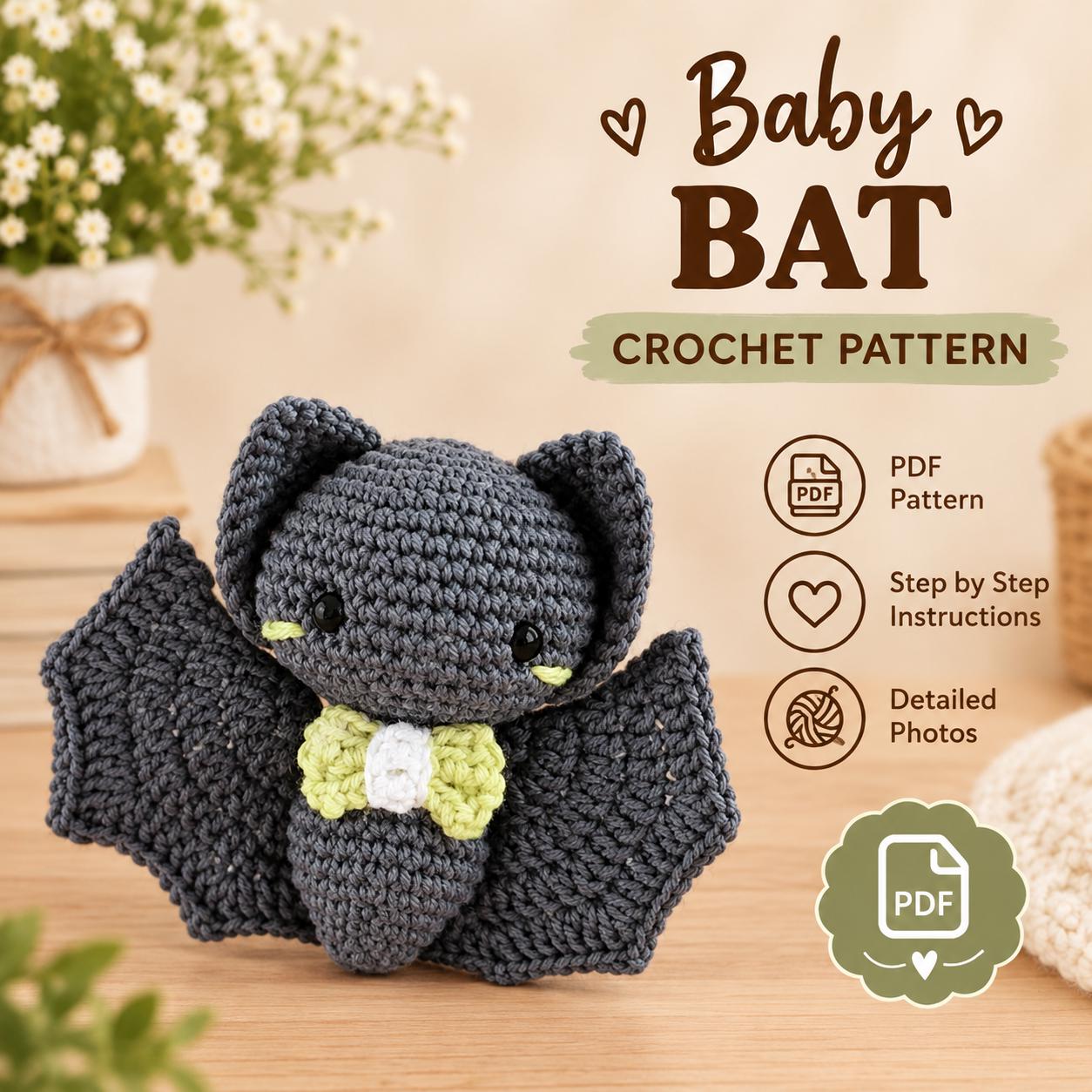 Crochet Pattern Bundle: 6 Baby Amigurumi Plushies, PDF Download photo 3
