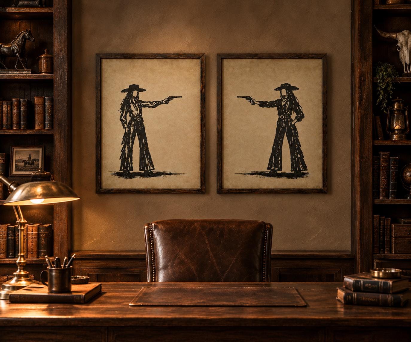Vintage Cowgirl Wall Art Print: Western Rustic Decor photo 5