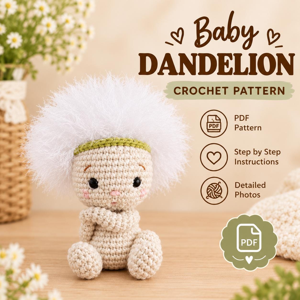 Crochet Pattern Bundle: 6 Baby Amigurumi Plushies, PDF Download photo 5