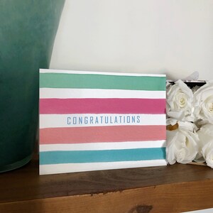 Congratulations card - Classic, Slick, Tasteful Greeting