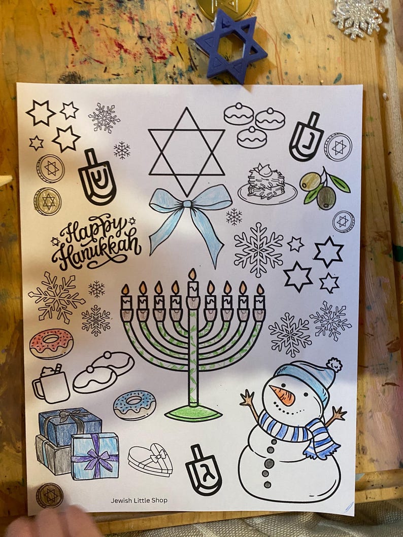 Hanukkah themed legos