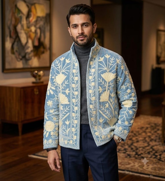Royal Indo Western Outfit Ideas for Men | Luxury Winter Wedding Look