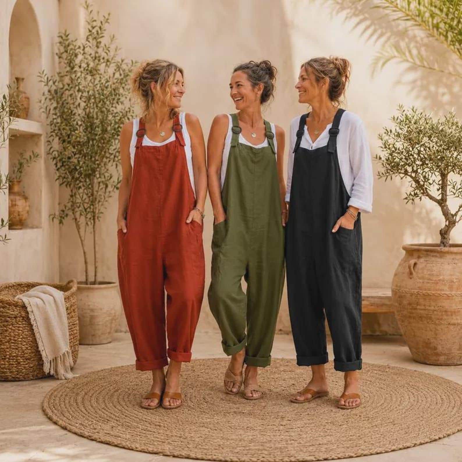 100% Linen Overalls - Etsy Canada