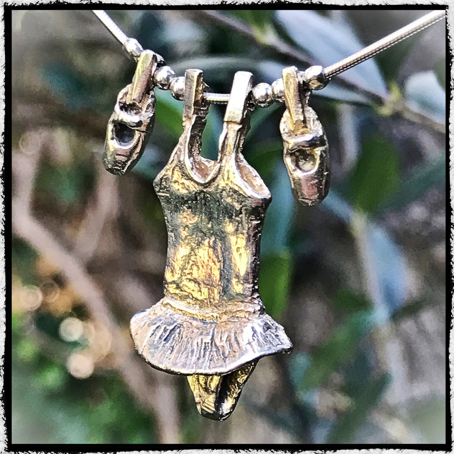 silver pendant dress ballerina ballet. necklace silver ballet ballerina clothing. silver ballerina clothes pendant. silver balle