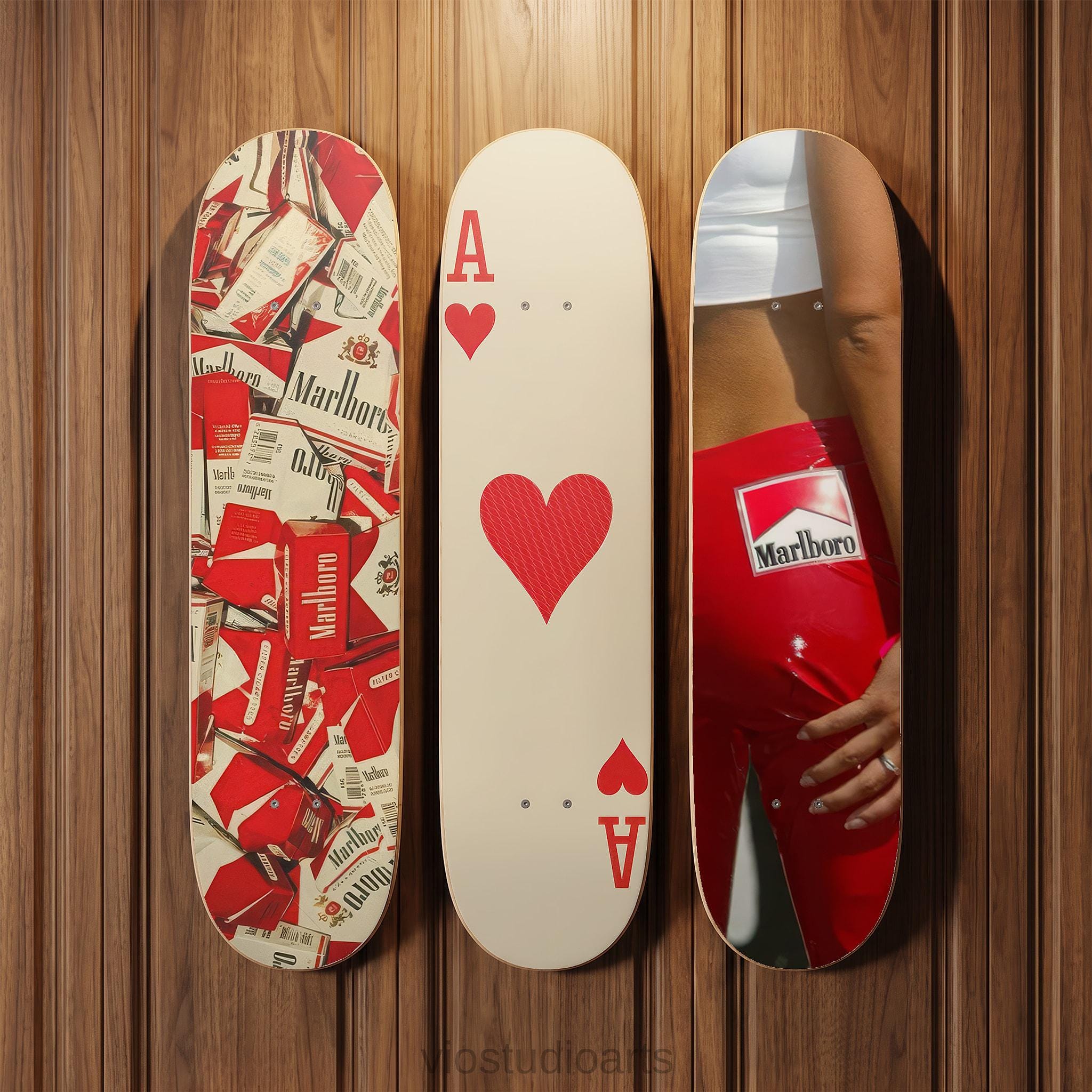 Marlboro Skateboard - Etsy