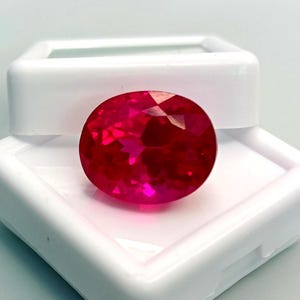 Pink Ruby 16-18 Ct Oval Shape Certified Top Quality Loose Natural Gemstone Top Quality Stone for Jewelry Making AB901