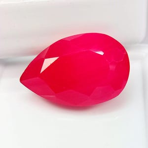 Berilo rojo natural, bixbita roja de Utah, forma de pera, 10-13 quilates, certificado, suelto, ideal para la fabricación de joyas, gema AB094