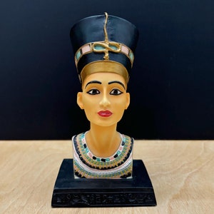 Vintage Egyptian Nefertiti Bust, Egyptian Queen Statue, Archaeology, Ancient Egypt, Neoclassical