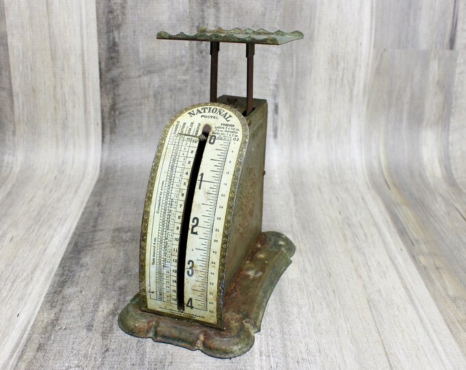 Vintage National Postal Scale, 1899 National Postal Scale, Ornate