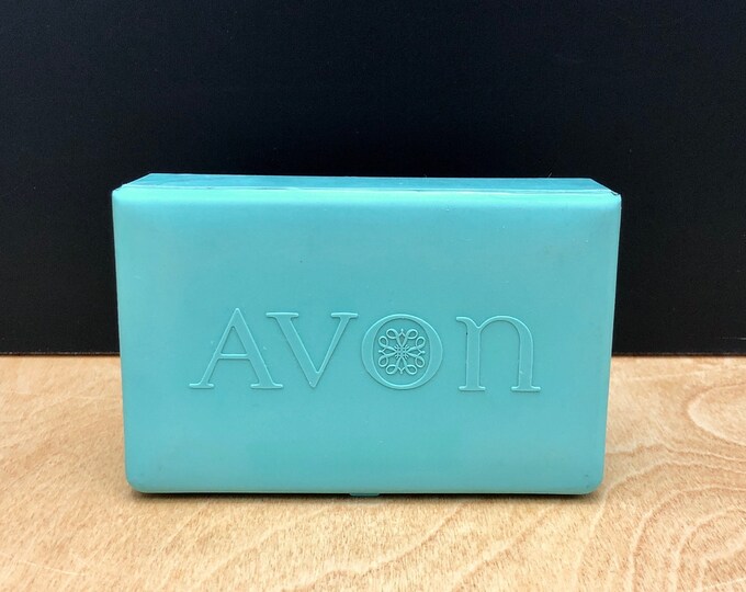 Vintage Avon Lipstick Sample Case, Salesman Sample Box, Turquoise Avon ...