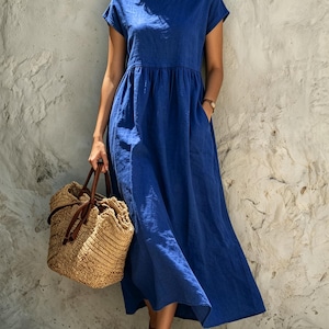 boho dresses simple solid colors Bohemian Maxi Color Dress Braya Women'S Spaghetti Straps Slit Colore:Avorio creating a sophisticated feminine