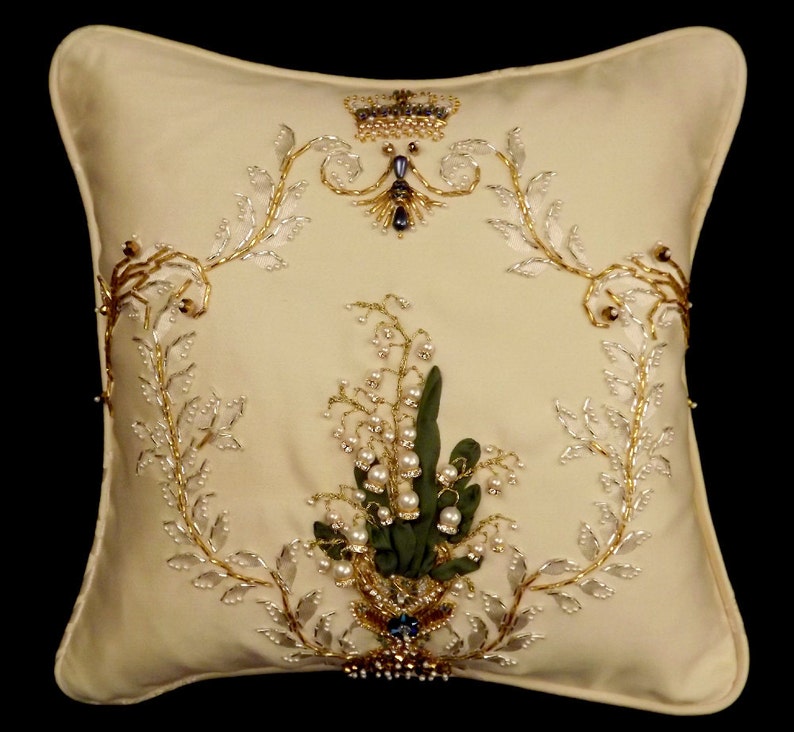 Imperial Lilies of the Valley Pillow Etsy