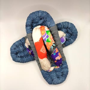 men&#39;s slippers, slippers women, 26cm, Flip Flops, Nuno Zori, Handmade, Kimono, Vintage fabric, Japanese gifts, inner shoes -311