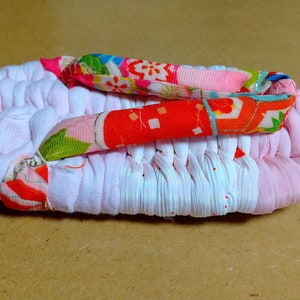 Kids Slippers, 16.5cm, Flip Flops, Nuno Zori, Handmade, Japanese Footwear, Kimono, Vintage fabric, barefoot sandals, inner shoes-189