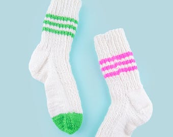 Meias Loopy Mango e a Cidade - PADRÃO - Dream (Merino Worsted)