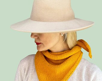 Loopy Mango DIY Kit - Europa Neckerchief - Dream (Merino Worsted) Wool