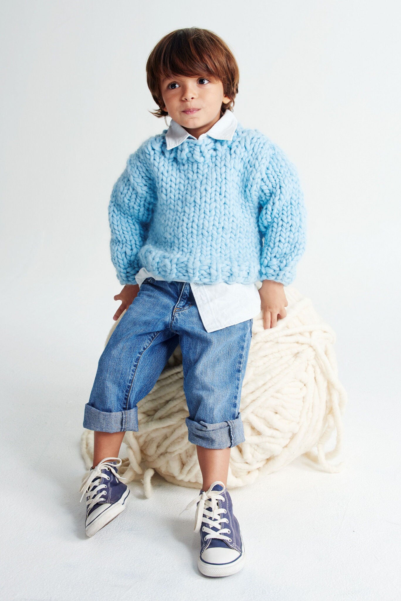 Loopy Mango Mini Sweater PATTERN 2 SIZES in 1 Pattern Merino - Etsy