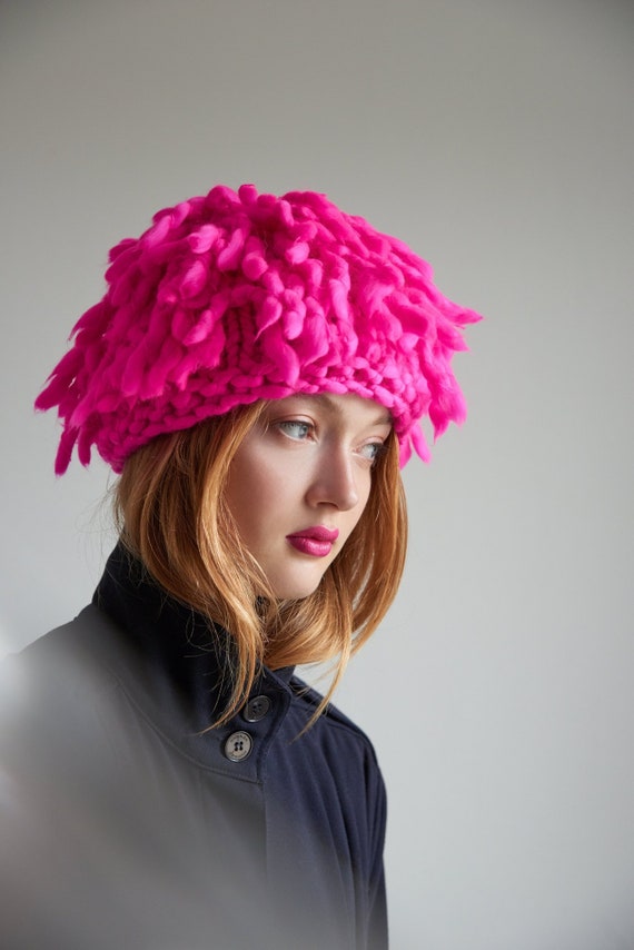 Loopy Mango Fringe Hat PATTERN - Merino No. 5 - Etsy display picture 3