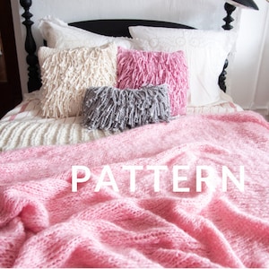 Loopy Mango Mohair Blanket PATTERN - Mohair So Soft