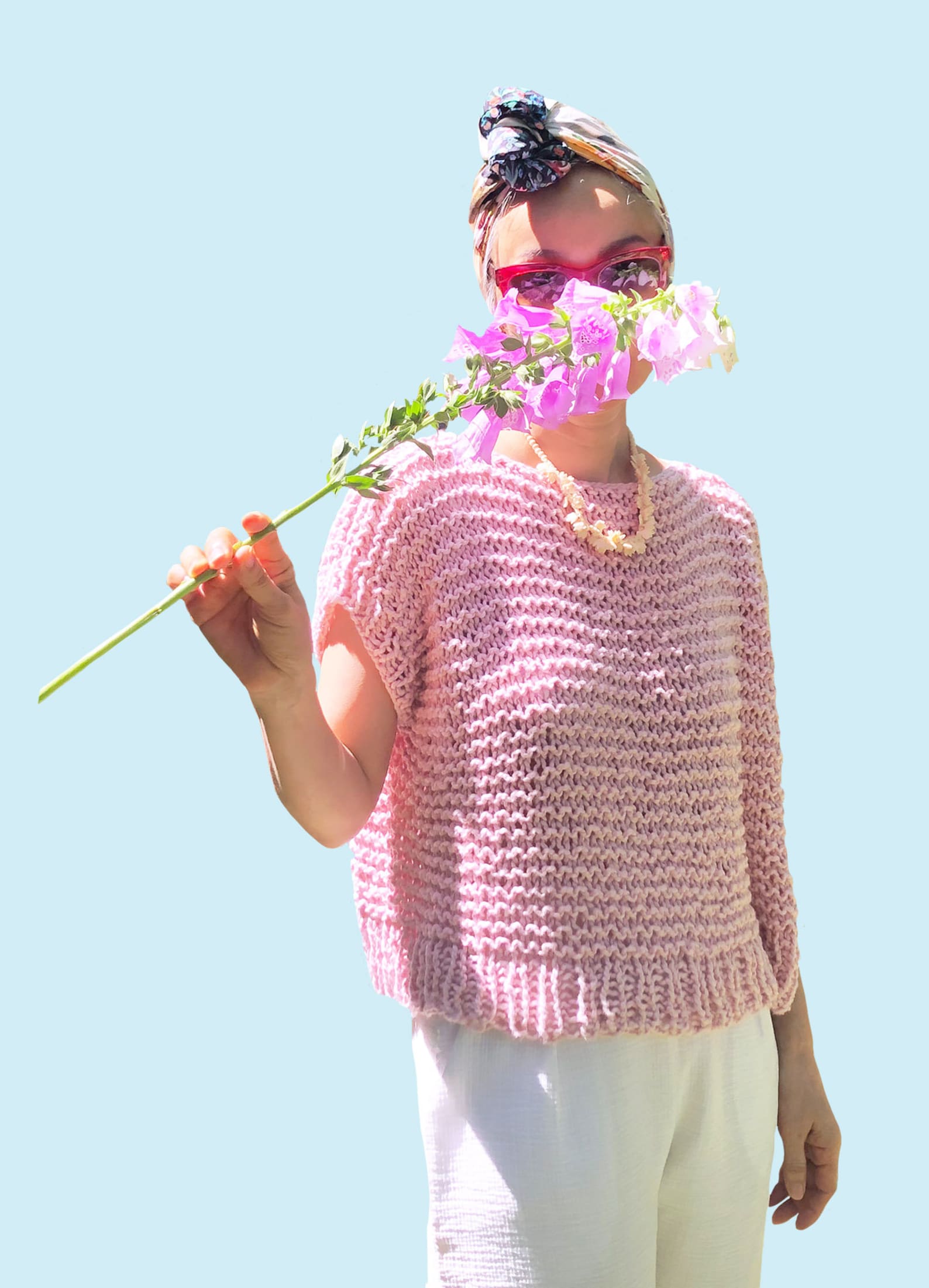 Boxy Lady Knitting Kit - Loopy Mango