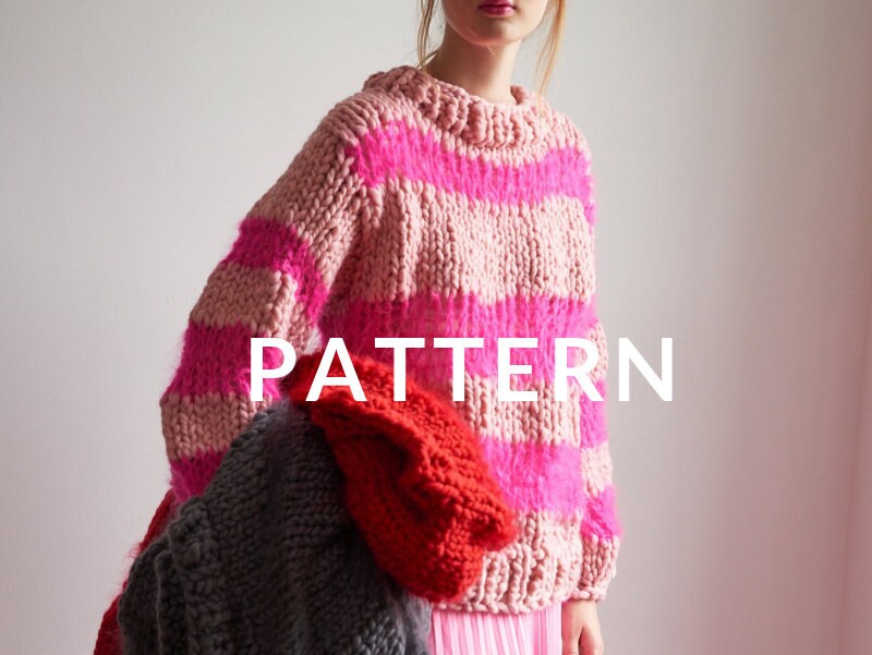 Mohair Sweater PATTERN- Mohair So Soft