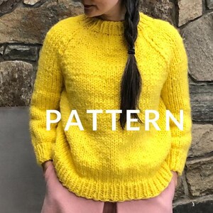 Loopy Mango Artist Maglione Monocromatico PATTERN - Dream (Merino pettinato)