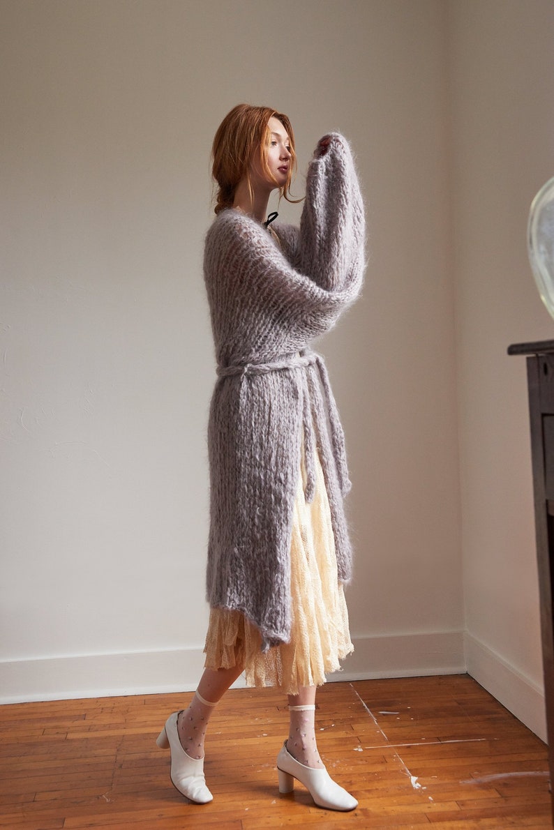 loopy mango mohair
