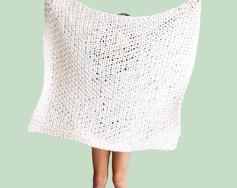 Loopy Mango DIY Kit - Big Cotton Baby Blanket