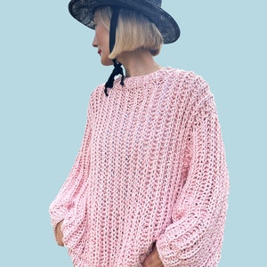 Loopy Mango Brioche Sweater PATTERN Summer Yarn image 6