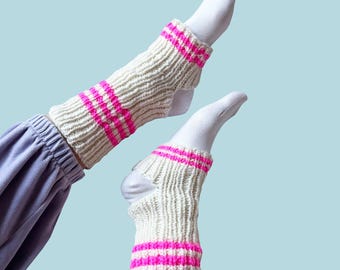 Aquecedor de pernas Loopy Mango Flashdance - PADRÃO - Dream (Merino Worsted)