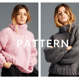 Loopy Mango Her Turtleneck AND Her Sweater PATTERNS Merino No. 5 image 1