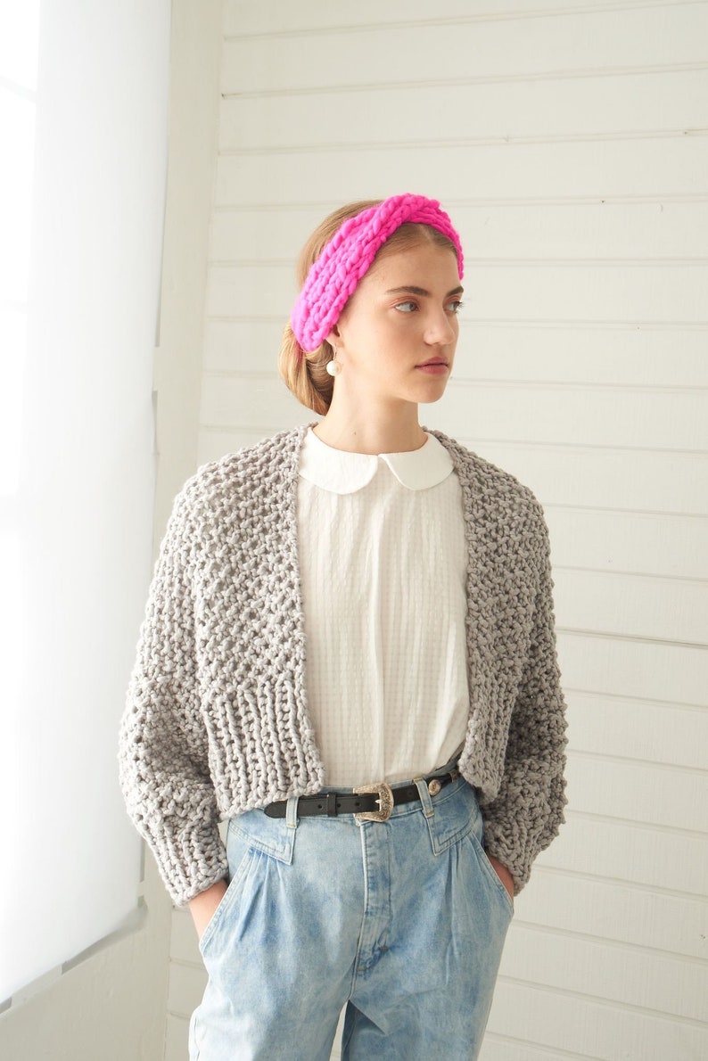 mango cropped cardigan