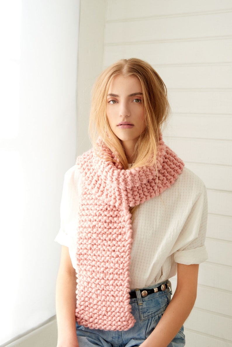 All You Knit Kit - My First Scarf - Chunky Merino Wool - Etsy