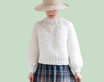 Loopy Mango DIY Kit - My First Sweater - Chunky Merino Wool