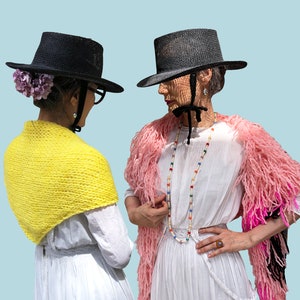 Loopy Mango Babushka & Drama Queen Shawls PATTERN - Summer AND Dream Yarns