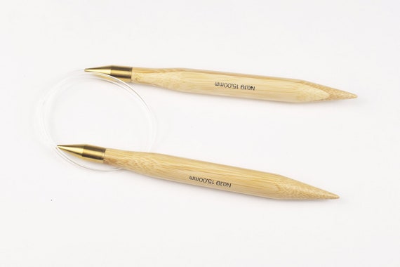SALE 40 Off Size US 19 15mm 24 60 cm length Circular Knitting Needles KA