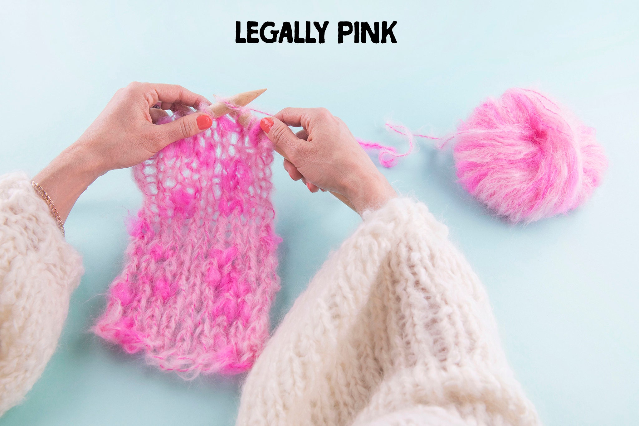 Loopy Mango DIY Kit - Beanie - Mohair so Soft - Etsy display picture 2
