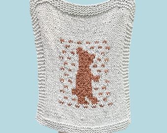 Manta para Bebê Ursinho Loopy Mango - PADRÃO - Algodão Grande