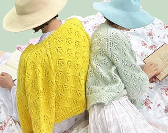 Loopy Mango DIY Kit - Pinecone Top-Down Cardigan - Dream (Merino Worsted) Wool