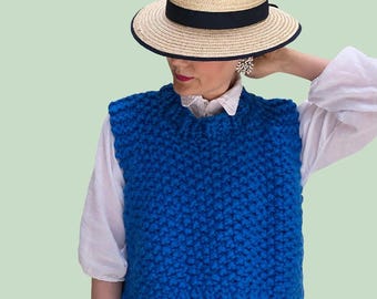 Loopy Mango DIY Kit - Easy Vest - Chunky Merino Wool