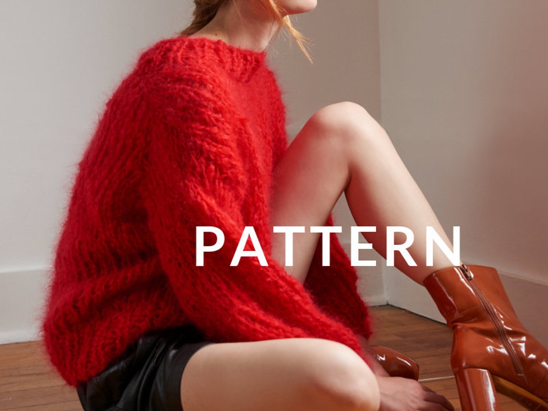 Mohair Sweater PATTERN- Mohair So Soft